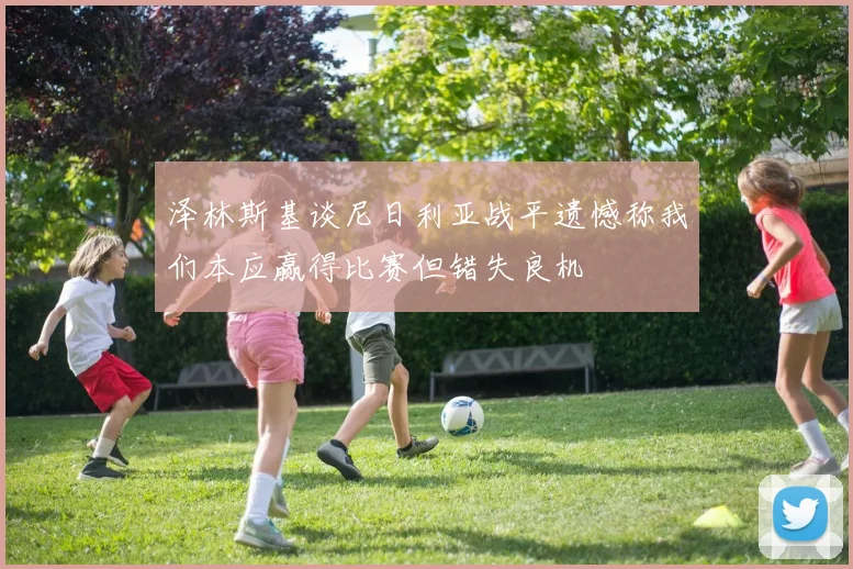 泽林斯基谈尼日利亚战平遗憾称我们本应赢得比赛但错失良机
